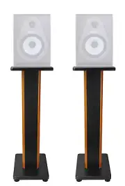 (2) Rockville 28" 2-Tone Studio Monitor Speaker Stands For Samson Resolv SE8