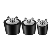 3 Sizes Rubber Pool Plug Pool Return Line Plug Pool Plug Splitter Plug Pool Plug for Above Ground Pool Inground Pool Black