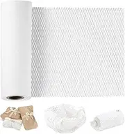 Ready Roll Packaging Paper 30cm x 10m Honeycomb Cushioning Wrap Perforated-Packing 1 Rolls White Honeycomb Wrap Roll Packing Honeycomb for Packing & Moving void fill paper
