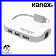 KANEX USB-C to USB 3-Port Hub with Gigabit Ethernet adapter for Apple MacBook