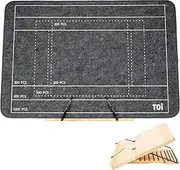 Premium Puzzle Board with Bracket Set,Portable Puzzle Mat with Pine Stand,1000Pcs Felt Jigsaw Table with 10 Adjustable Angles,Anti-Slip Jigsaw Plateau Accessories for Adults and Teens