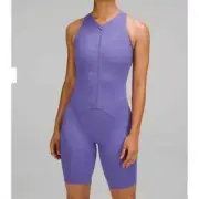 NWT Lululemon SenseKnit Running One-Piece charged indigo size 6