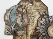 Stamperia Adhesive Chipboard 6"X12" Alchemy