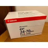 在飛比找蝦皮購物優惠-Canon 24-70 F2.8 大三元 一代 大光圈