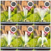 Solar Water Fountain Pump Outdoor 4W 5V Solar Panel Kit 200L/H Rate Outd AU
