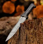 HANDMADE RE4 LEON KENNEDY KNIFE D2 STEEL TOOL RESIDENT EVIL 4 MOVIE REPLICA