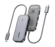Pisen 11-in-1 Multi-Port USB-C Multiport Hub Adapter Docking Station 4xUSB-A(...