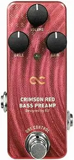 One Control Crimson Red - Bass Preamp