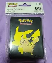 Pokemon Deck Protector Sleeves Pikachu 65 ct.