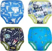 [MOEMOE BABY] Potty Training Pants Boys Training Pants Toilet Training Pants Toddler Training Pants Reuasable Potty Training Underwear,4 pack