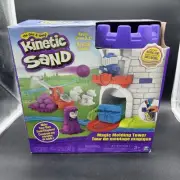 Kinetic Sand Magic Molding Tower Kingdom Castle Playset - 3 Colors Incl Open Box