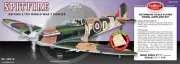Precision Laser Cut Spitfire Model Kit for Scale Model Enthusiasts - Small Size