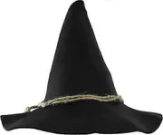 Lertenys Adult Scarecrow Hat Deluxe Felt Oktoberfest Wizard Witch Hillbilly Hat Costume