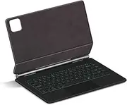 Magic Smart Bluetooth Keyboard Case Compatible with Xiaomi Mi Pad 7 Ultra 14 inch (2025) with Trackpad RGB Backlight Keyboard (Black)