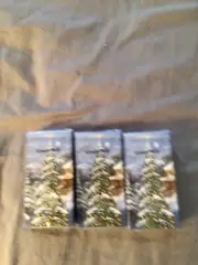 Gesundheit Pocket Facial Tissues New Christmas Tree with Snow New