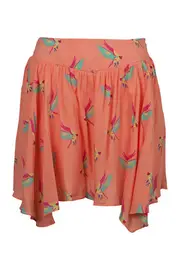 Macaw Madness Skirt--BLU-1211BW1237