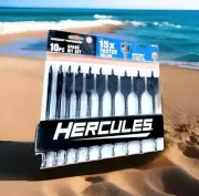 HERCULES Spade Bit Set, 10 Piece
