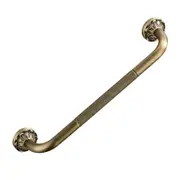 Antique Grab Bar Wall Mount Brass Vintage Bathroom Tub Toilet Handrail Shower Safety Support Handle as shown