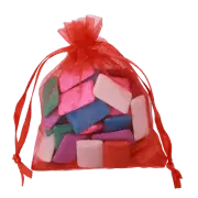 RED Drawstring Organza Gift Bags Wedding Party Favor Pouches 20/50/100