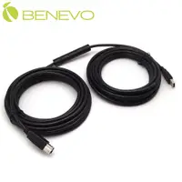 在飛比找PChome24h購物優惠-BENEVO主動式 10M USB3.0 A公對B公訊號增益