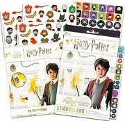 Harry Potter Party Favors Super Set Bundle ~ 75 Ct Harry Potter Temporary Tattoos and Over 575 Harry Potter Stickers Decorations | Harry Potter Party Supplies