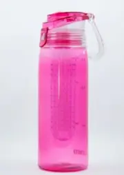 32oz Motivational Water Bottle Time Marker Leak Proof Pink