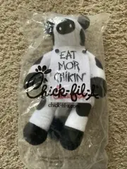 2002 Chick-fil-A Plush Cow NIB Sealed ‘Eat Mor Chikin’ Vintage