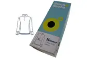 Womens Pure Merino Wool 1/4 Zip Long Sleeve Thermal Top Warm Thermals Baselayer - Black - XL (18)