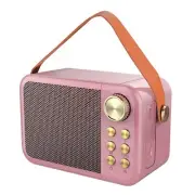 Retro Wireless Bluetooth Speaker 5W HD Sound 5.3 USB/TF/MP3 Playback TWS Pairing