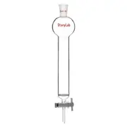 Borosilicate Glass Chromatography Column with Reservoir and Fritted Disc, 500Ml