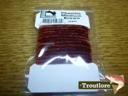 BROWN MEDIUM CHENILLE RAYON HARELINE DUBBIN YARN NEW FLY TYING MATERIAL
