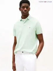Tommy Hilfiger Light Green 1985 Regular Fit Polo Shirt (W59084) | $173