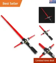 Safe and Lightweight Electronic Light Saber - Expandable Design for Fun Battles