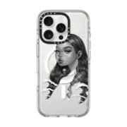 iPhone 16 Pro Clear Case MagSafe Compatible Aquarius Babe