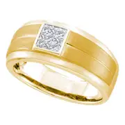 1/10CT-Diamond FASHION MENS BAND