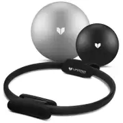 Lifespan Fitness 38cm Pilates Ring + 15cm Small & 22cm Medium Pilates Ball