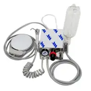 Portable Dental Turbine Unit with Handpiece Water Bottle Air Delivery System