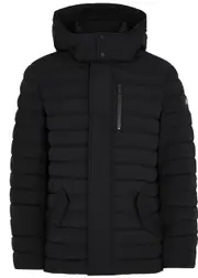 Moose Knuckles Greystone Quilted Shell Jacket - Black - S S