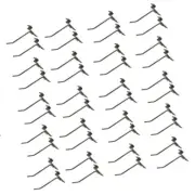 4" Slatwall Hooks,Chrome,Hanger Display,Display Panel Hooks Wire Metal 12 Pc Set