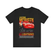 Lightning McQueen Unisex Tee – Fun Kids Apparel, Cars Fan Gift, Birthday Present