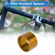 Bike Headset Spacer 20mm Stem Fork Washer for 1-1/8" Aluminum Alloy Gold Tone