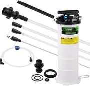 SWANLAKE 6.5 Liter Pneumatic/Manual Fluid Extractor Pump,Oil Changer Vacuum Flui