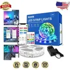 Versatile 65.6ft LED Strip Lights with Bluetooth Control – Perfect Holiday Gift