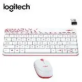 在飛比找遠傳friDay購物精選優惠-【Logitech 羅技】MK240 NANO無線鍵鼠組 白