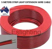 5M METERS LED STRIP LIGHT RED BLACK FLEXIBLE EXTENSION CONNECTOR WIRE CABLE CORD
