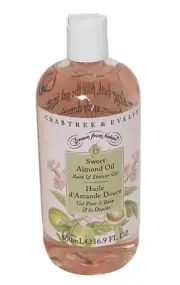 Crabtree & Evelyn SWEET ALMOND OIL Bath & Shower Gel 16.9 oz