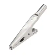 20 Pcs 10A Electric Test Crocodile Alligator Clips Clamps Silver Tone