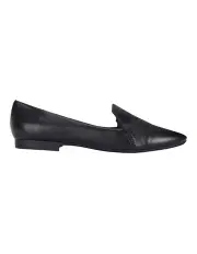 [Wide Steps] Castle Flat Shoes in Black Glove
