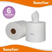 SunnyCare #5505 Center Pull Paper Towels 2-Ply 600sheets/roll ; 6 Rolls