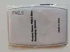 50 PACK Adult PM2.5 5 Layer Carbon Face Mask Filter